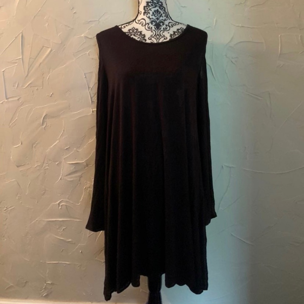 Long Black Blouse